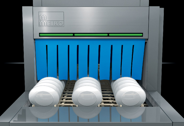 Warewasher Machine Using Water Water-saving warewashers leave Meiko in the driving seat