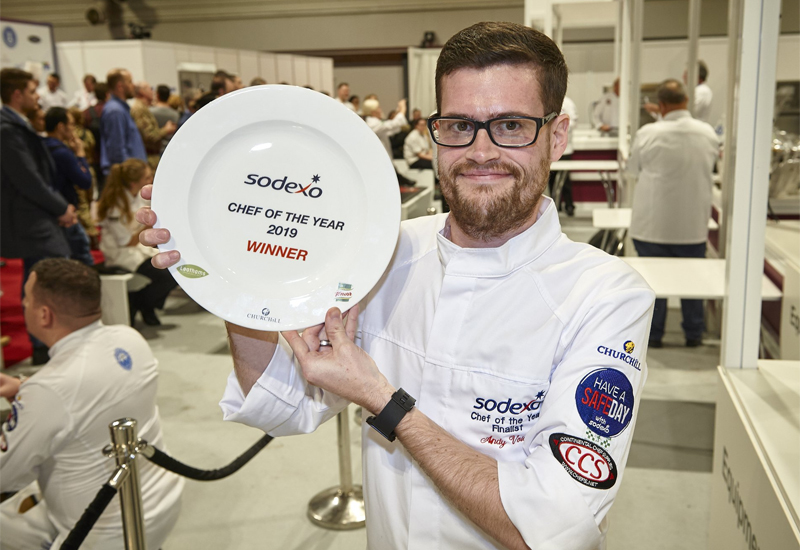 Sodexo senior sous chef crowned kitchen champion after live cook-off