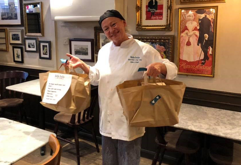 Bella Italia reopens kitchen for West London NHS Trust workers