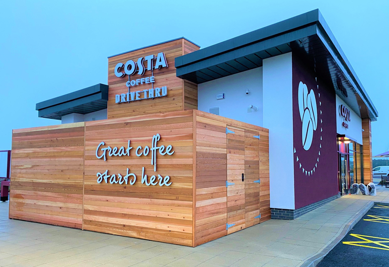 Roadchef goes up a gear with first standalone Costa Drive Thru