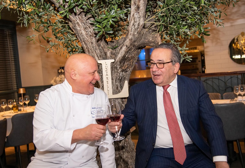 Aldo Zilli designs menu for Lucarelli Restaurant launch at London’s
