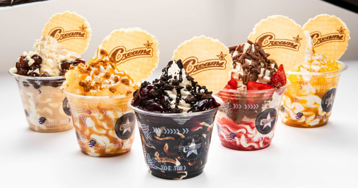 Creams Cafe launches Soft Swirl Sundae range