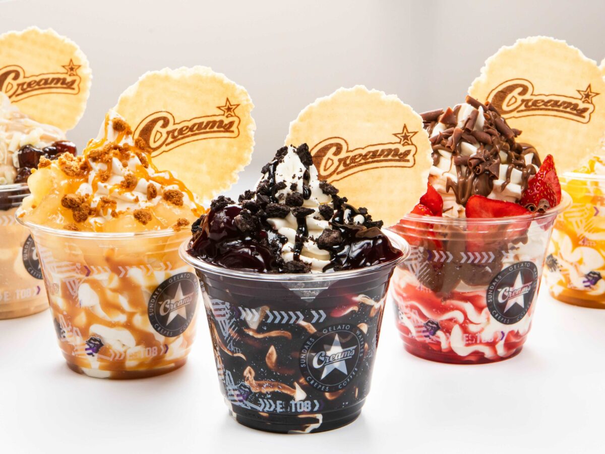 Creams Cafe launches Soft Swirl Sundae range