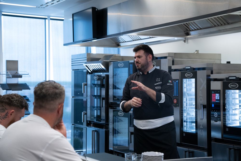 Sam Brotherston Unox whisks top UK chefs away to headquarters in Italy