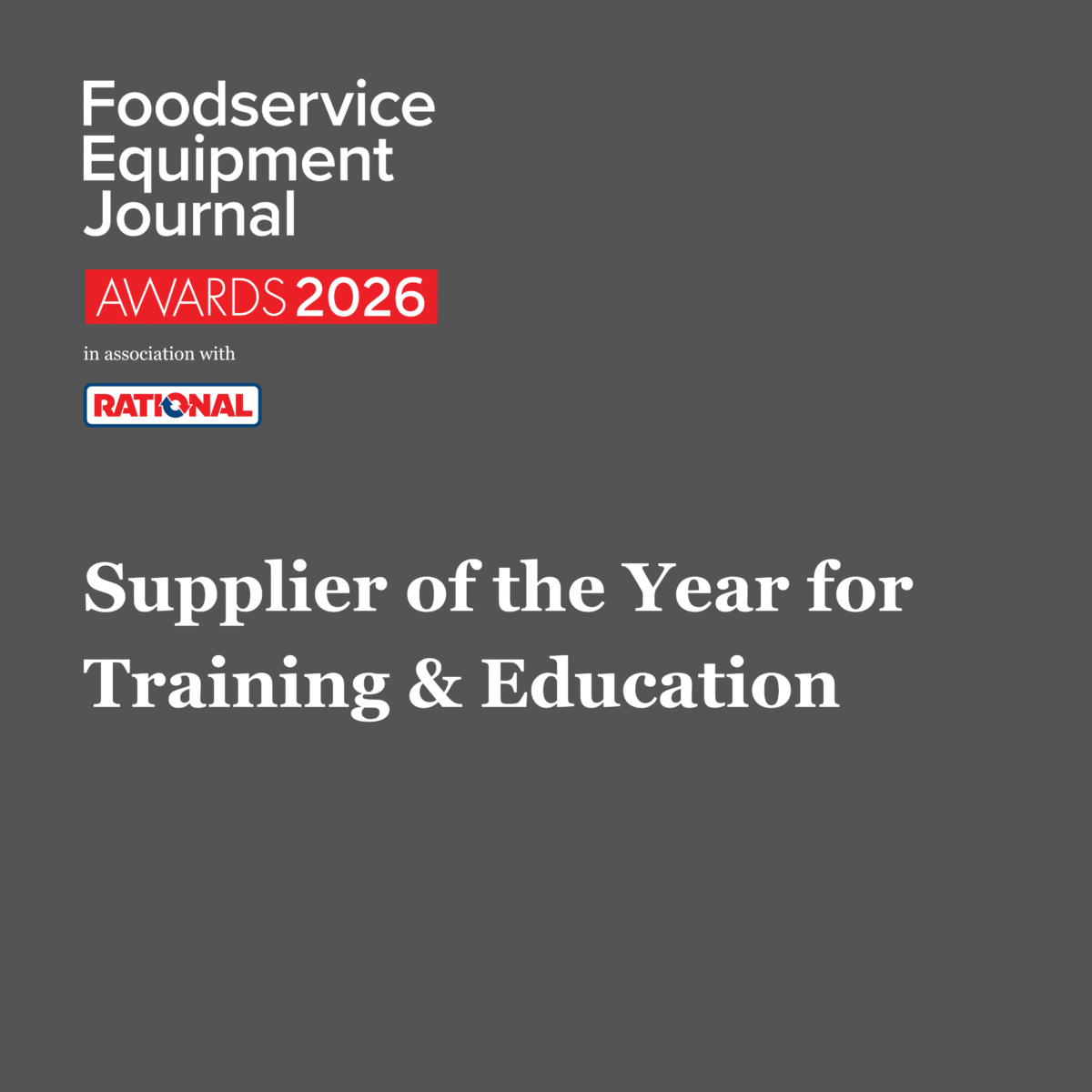 FEJ AWARDS 2026 SHORTLIST: Supplier of the Year for Training & Education